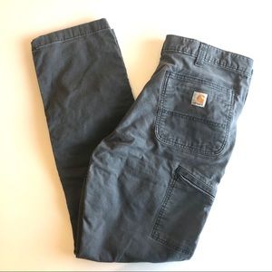 Carhartt Men’s Relaxed Fit Cargo Pants Gray 34x34